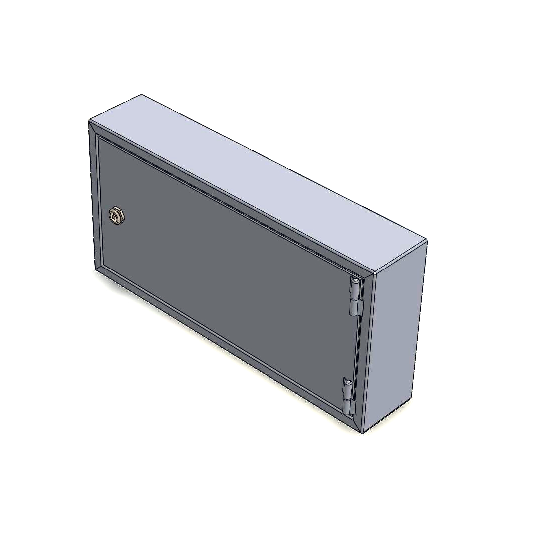 Steel cabinet for water metters.